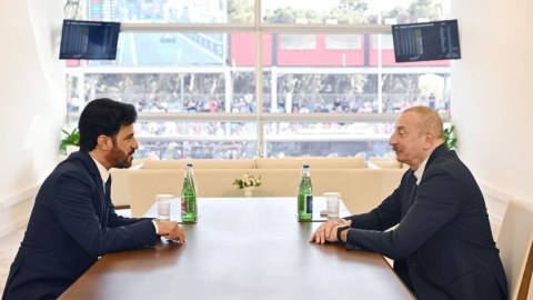 İlham Əliyev Avtomobil Federasiyasının prezidentini qəbul edib - YENİLƏNİB