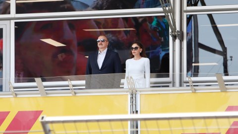 Prezident və birinci xanım “Formula 1”də - YENİLƏNİB