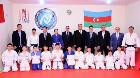 Gənc cüdoçularla görüş keçirilib - FOTOLAR