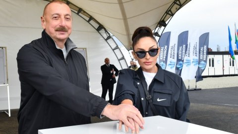 Prezident və birinci xanımın Ağdam səfərindən FOTOLAR