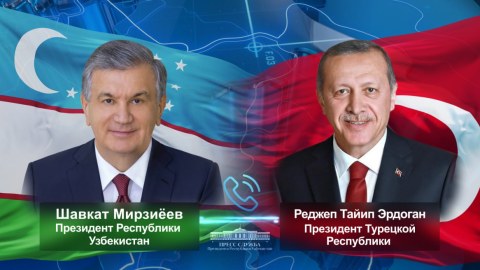Ərdoğanla Mirziyoyev telefonla danışdılar