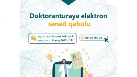 Doktoranturaya sənəd qəbulu davam edir