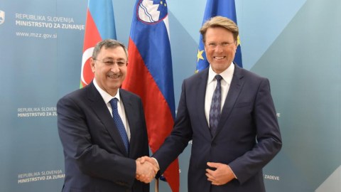 Xələf Xələfov Sloveniyaya getdi - FOTO