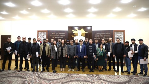 Universitetdə təlimlər keçirilib - FOTOLAR