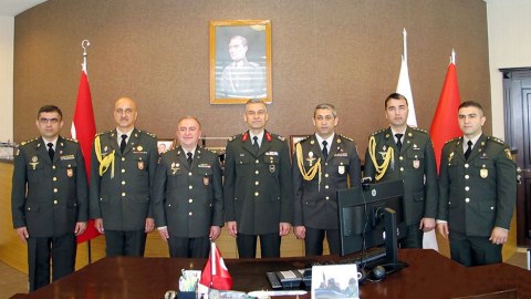 Azərbaycan və Türkiyə hərbi hüquqşünasları görüşüb - FOTOLAR