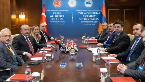 Türkiyə və Ermənistan spikerləri GÖRÜŞDÜ