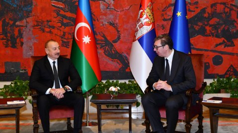 İlham Əliyev serbiyalı həmkarına başsağlığı verdi 