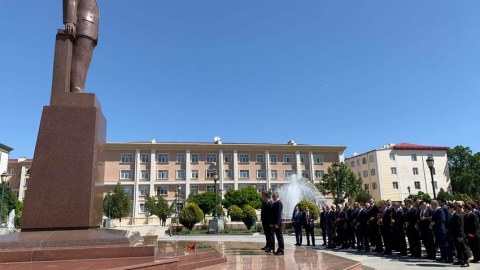 Xarici diplomatlar və hərbi attaşelər Naxçıvanda - FOTOLAR