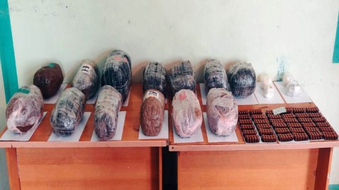 İrandan narkotik gətirilməsinin qarşısı alındı - FOTOLAR