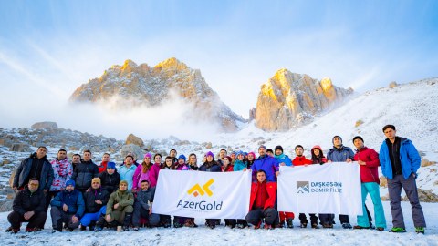 “Heydər zirvəsi”nə alpiniada təşkil edilib - FOTOLAR