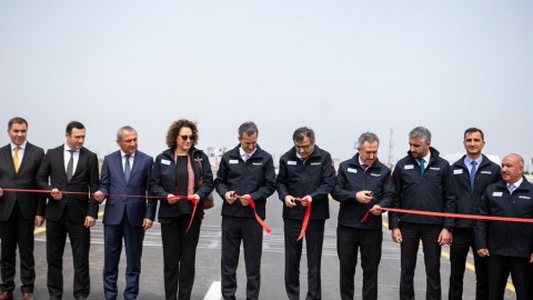 Rusiya ilə sərhəddə yeni elektron tərəzi qoyuldu - FOTOLAR