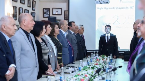 “Heydər Əliyev və Azərbaycançılıq” mövzusunda konfrans - FOTOLAR