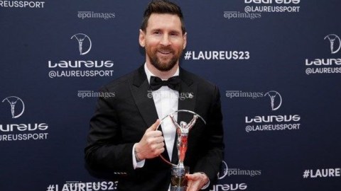 Messi ilin ən yaxşı idmançısı seçildi