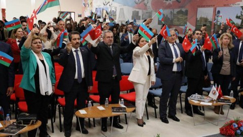 Ankarada Heydər Əliyevin 100 illiyi qeyd olundu - FOTOLAR