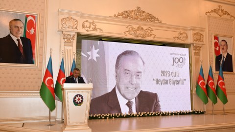 Heydər Əliyevin 100 illik yubileyi Abşeronda qeyd edilib