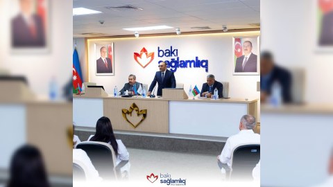 Bakı Sağlamlıq Mərkəzində Heydər Əliyev anılıb - FOTO