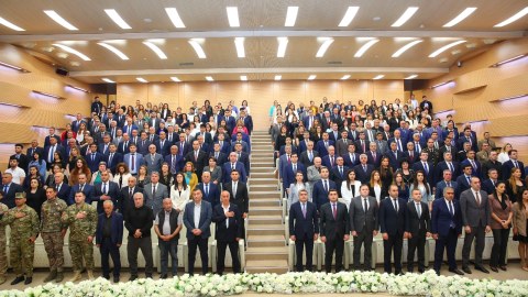 Binəqədidə Heydər Əliyevlə bağlı təntənəli mərasim - FOTO