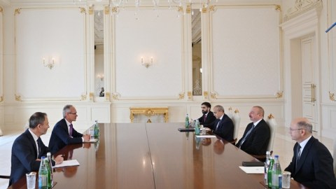 Prezident Nikolas Terrazı qəbul edib