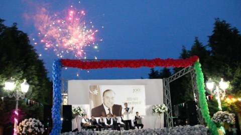Goranboyda Heydər Əliyevin 100 illiyi ilə bağlı tədbir keçirildi - FOTO