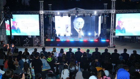 Binəqədidə Heydər Əliyevin 100 illiyinə həsr olunan konsert - FOTOLAR
