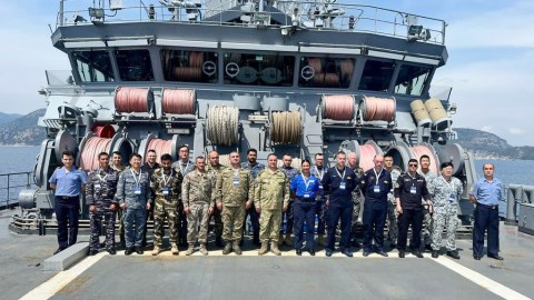Azərbaycan hərbçiləri Aralıq dənizində keçirilən təlimdə 