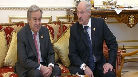 Lukaşenko BMT baş katibinə təşəkkür etdi - SƏBƏB