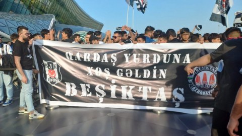 "Beşiktaş" klubu Bakıya gəldi