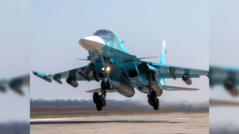 Ukrayna ilə sərhəddə Su-34 qəzaya uğradı 