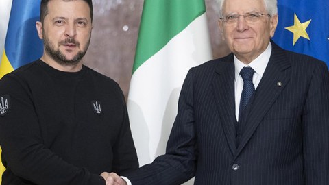 Zelenski italiyalı həmkarı ilə görüşdü 
