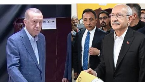 Ərdoğan və Kılıçdaroğlu səs verdilər - VİDEO+FOTOLAR