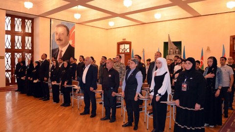 Vətən müharibəsi şəhidinin anım mərasimi - VİDEO