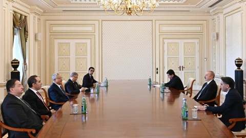 Prezident Misir parlamentinin spikerini qəbul edib - YENİLƏNİB 