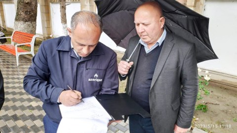 “Azəriqaz” rəhbərliyi Göyçayda vətəndaşları dinlədi - FOTO