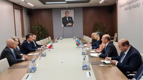 İtaliya ilə strateji tərəfdaşlıq müzakirə edildi