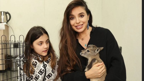 Leyla Əliyeva Bakı Zooloji Parkına baş çəkdi - FOTOLAR