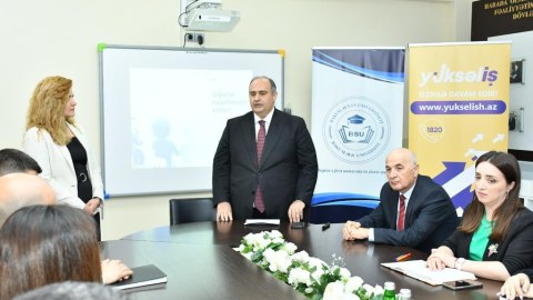 “Yüksəliş” müsabiqəsi BSU-da təlimlərə başlayıb - FOTOLAR