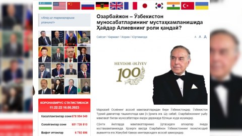 Özbəkistan mediası Heydər Əliyevdən yazdı
