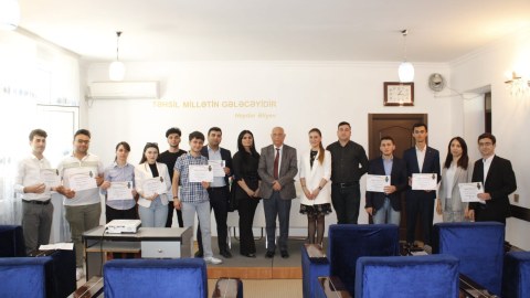 Mingəçevir Universitetinin “Brend tələbə”ləri mükafatlandırıldı - FOTOLAR