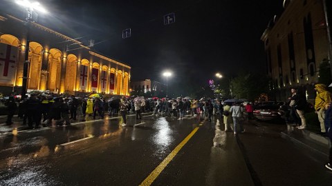 Gürcüstanda etiraz aksiyası keçirildi 