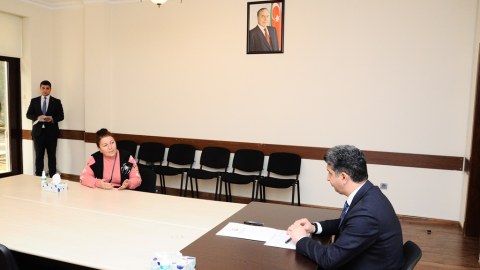 Naftalanda növbəti vətəndaş qəbulu keçirilib