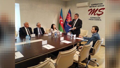 Mətbuat Şurasının İdarə Heyəti toplaşdı - FOTOLAR