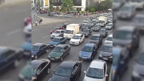 Hazırda tıxac olan yollar...