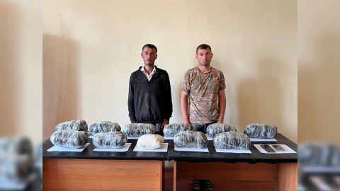 İrandan Azərbaycana narkotik keçirmək istədilər