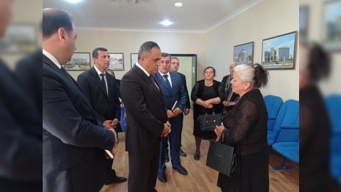 Goranboyda vətəndaşların növbəti qəbulu keçirilib - FOTOLAR