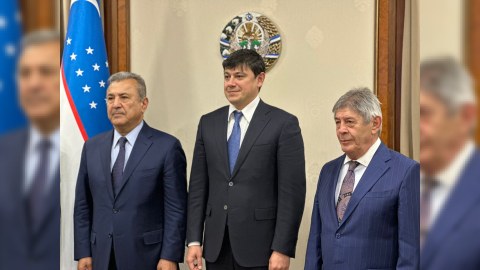 Fuad Muradov Özbəkistan rəsmiləri ilə görüşlər keçirib - FOTOLAR