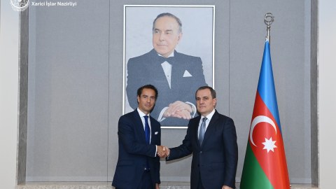 Ceyhun Bayramov Stoltenberqin müavinini qəbul etdi