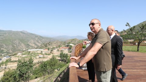 Prezidentə Laçın şəhərinin Baş planı təqdim olundu - FOTOLAR