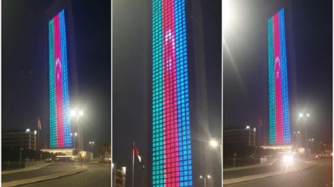 Abu Dabidə Azərbaycan bayrağı əks olundu
