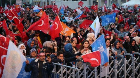 Türkiyədə qələbə coşqusu - FOTOLAR