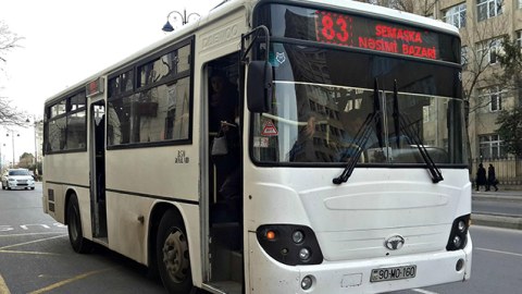 Bu avtobusların hərəkət istiqaməti dəyişdirildi